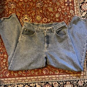 Classic Blue Denim Wrangler jeans